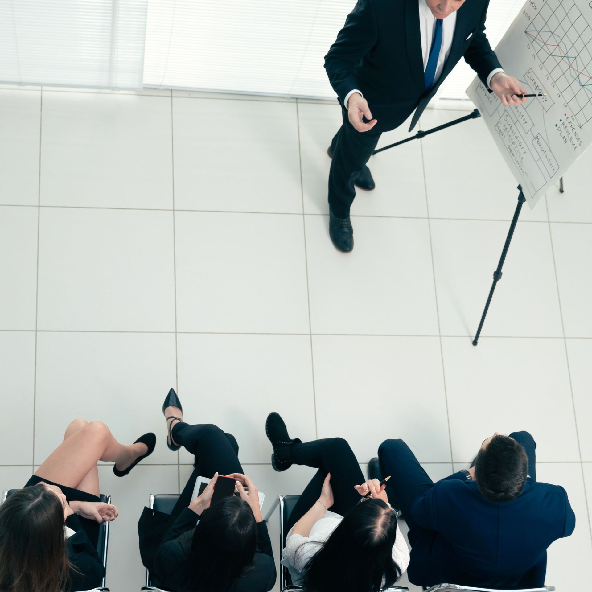 Manager makes a report for the business team business training 157403023 m 1 scaled